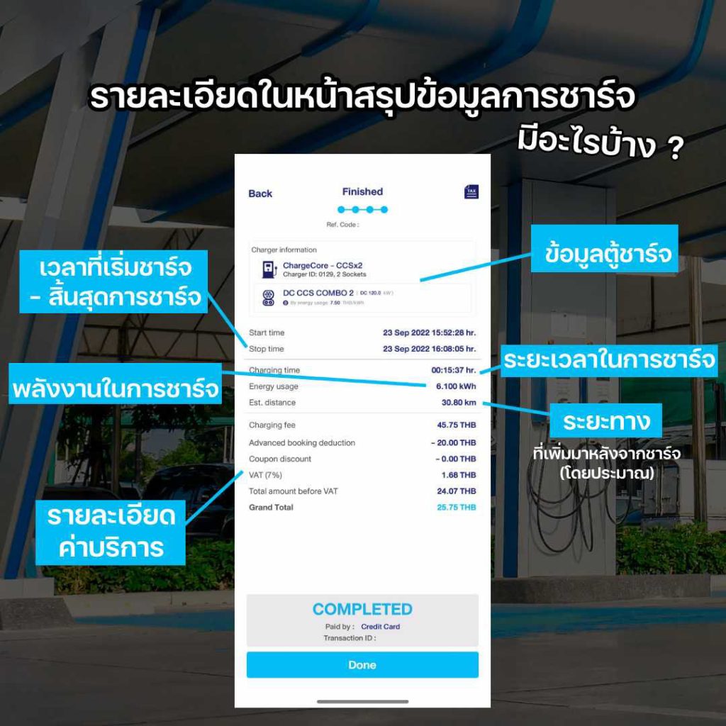 รีวิววิธีชาร์จไฟรถ EV